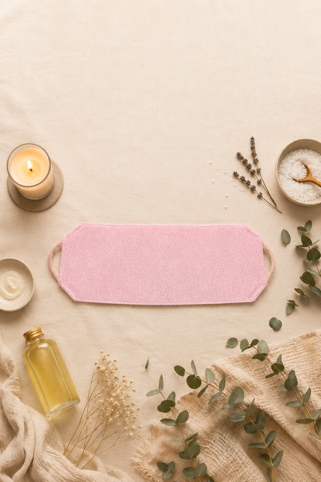 Fascia Esfoliante Coreana per il Corpo — Pelle Liscia e Rinnovata