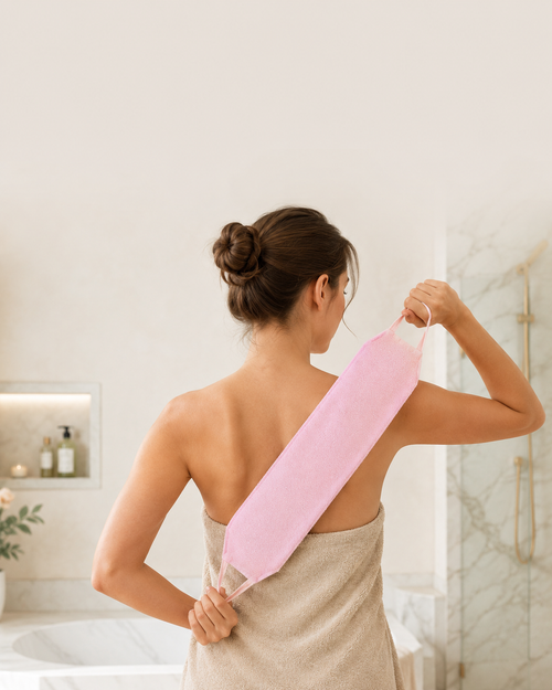 Fascia Esfoliante Coreana per il Corpo — Pelle Liscia e Rinnovata